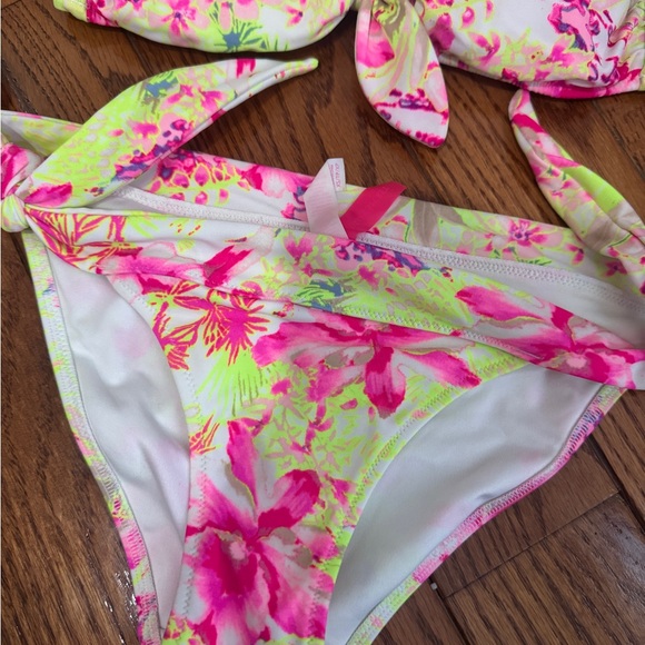 Victoria's Secret Bikini - Neon Pink and Yellow Floral - Picture 6 of 8